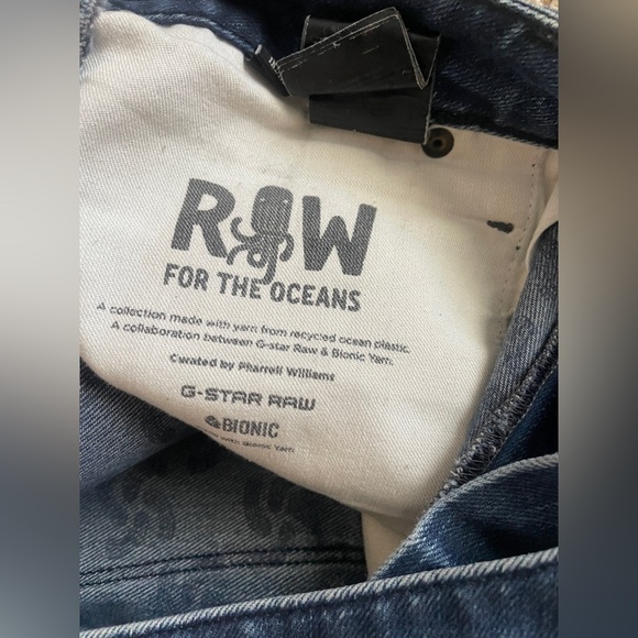 G Star RAW 34 X 34 Men Denim Dark Blue Jeans - Picture 2 of 6